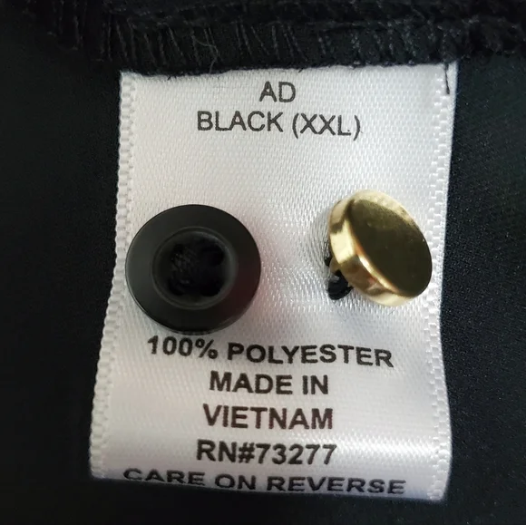 ELLE black scalloped trim sleeveless button up blouse NWT. XXL - Picture 11 of 12